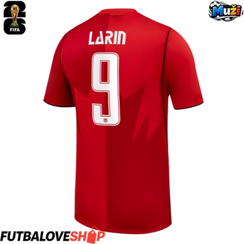 Dres Kanada Cyle Larin #9 Domáci MS 2026 Krátky Rukáv